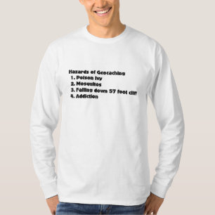 Geocaching hazards list T-Shirt