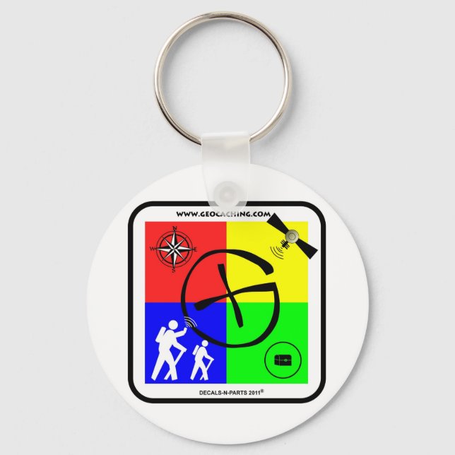 Geocaching Key Chain! Ring (Front)