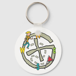 Geocaching Key Ring