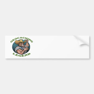 Geocaching Legend Bumper Sticker