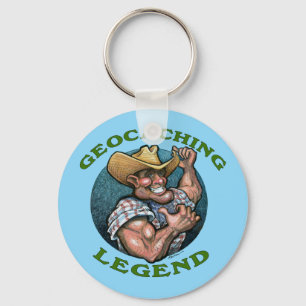 Geocaching Legend Key Ring