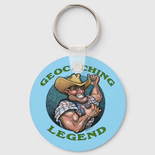 Geocaching Legend Key Ring (Front)