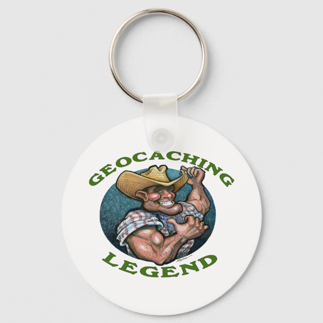 Geocaching Legend Key Ring (Front)