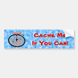 Geocaching Obsessed Satellite Bumper Sticker