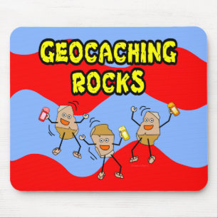 Geocaching Rocks Mouse Pad