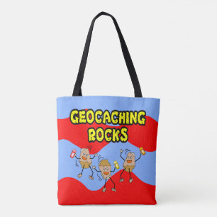 Geocaching Rocks Tote Bag