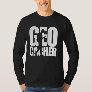 Geocaching Silhouette Geocachers DNF TFTC Treasure T-Shirt