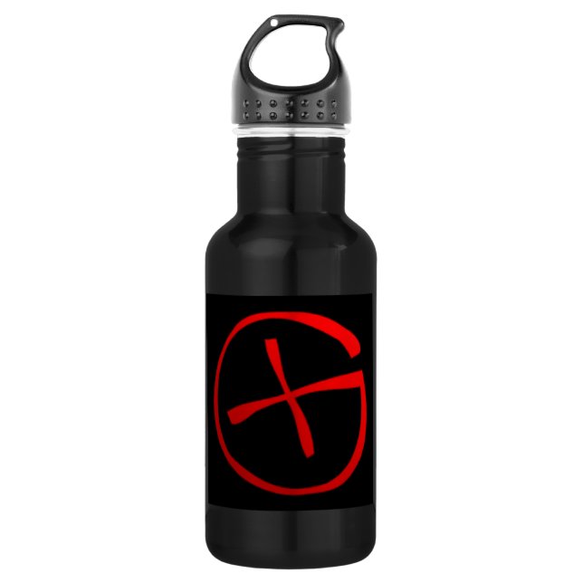 Geocaching Symbol 532 Ml Water Bottle (Front)