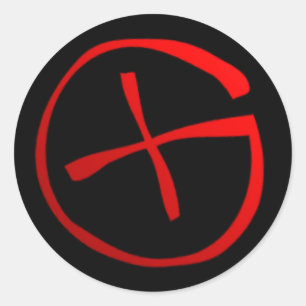 Geocaching Symbol Classic Round Sticker