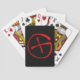 Geocaching Symbol Playing Cards