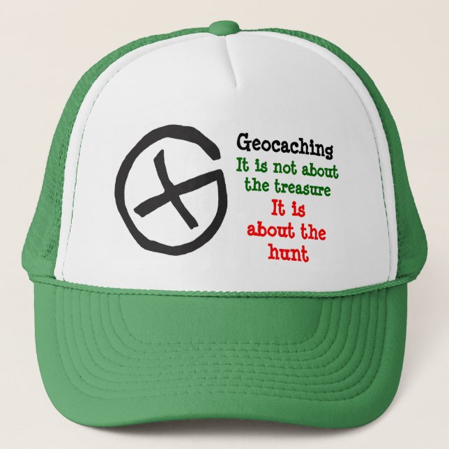 Geocaching symbol trucker hat (Front)
