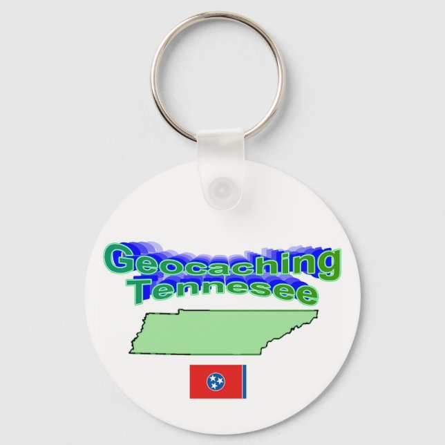 Geocaching Tennesee Keychain (Front)
