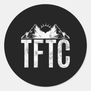 Geocaching Tftc Geocache Treasure Hunting Pride Ge Classic Round Sticker