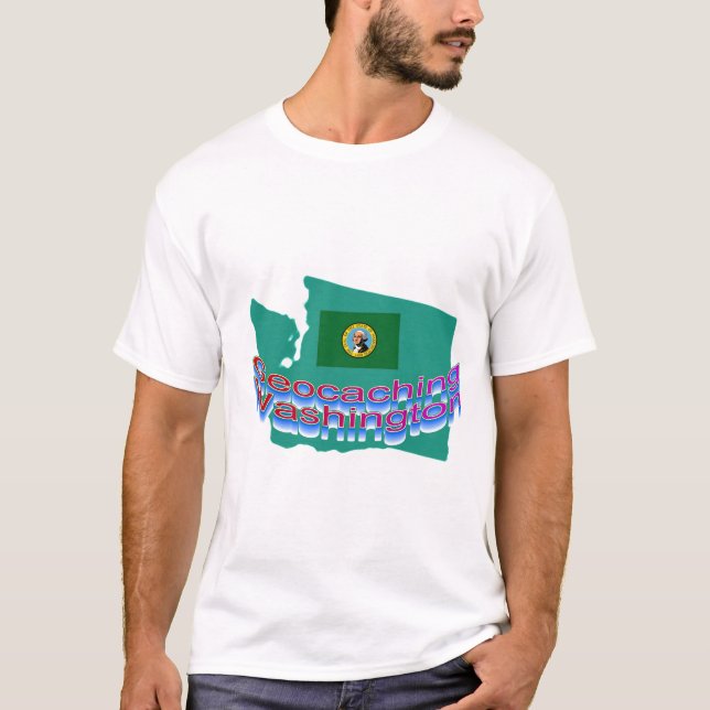 Geocaching Washington Tee (Front)