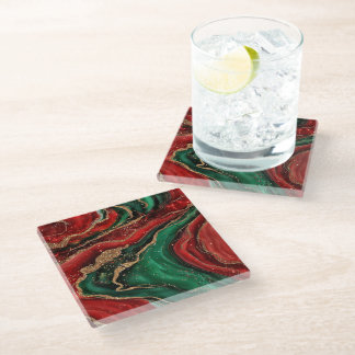Geode Christmas Coaster