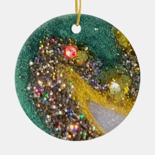 Geode Christmas Ornament  (Front)
