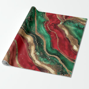 Geode Christmas Wrapping Paper