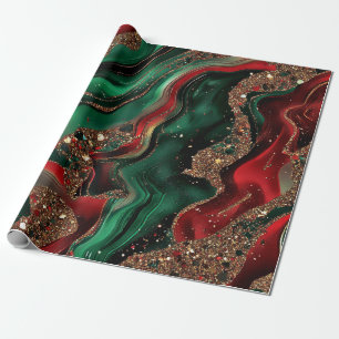 Geode Christmas Wrapping Paper