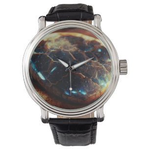Geode Crystals Labradorite Gemstones Watch