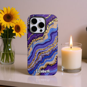 Geode Inspired Abstract Art  iPhone 16 Pro Case
