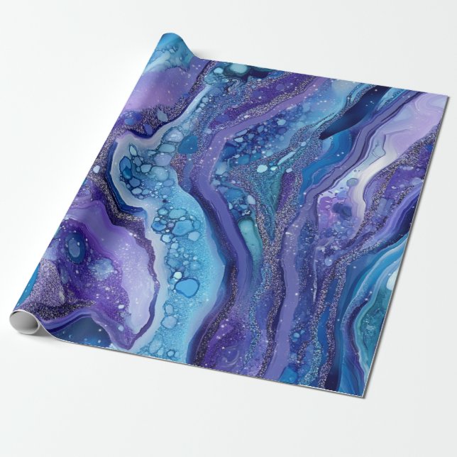 Geode Wrapping Paper (Unrolled)