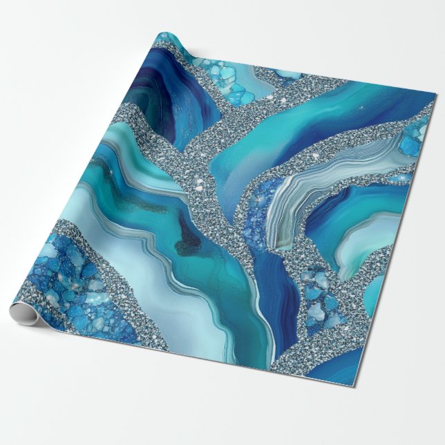 Geode Wrapping Paper (Unrolled)