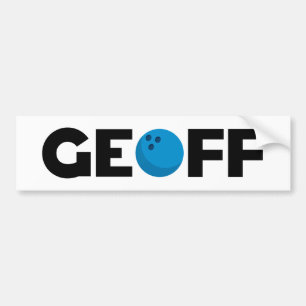 Geoff bowling bumper sticker