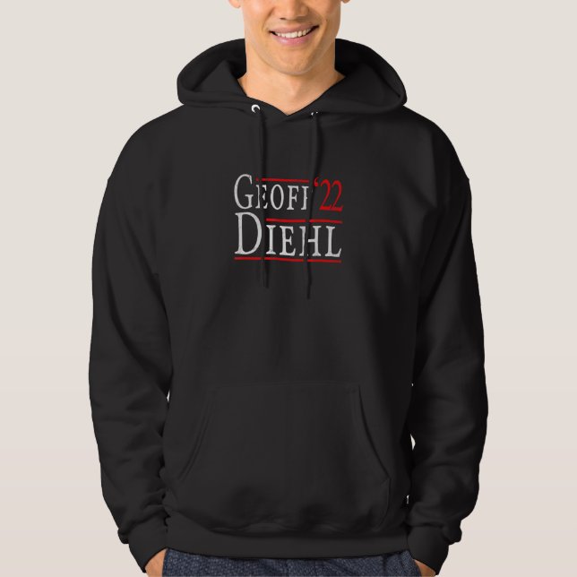 Geoff Diehl For Governor Massachusetts 2022 Republ Hoodie (Front)