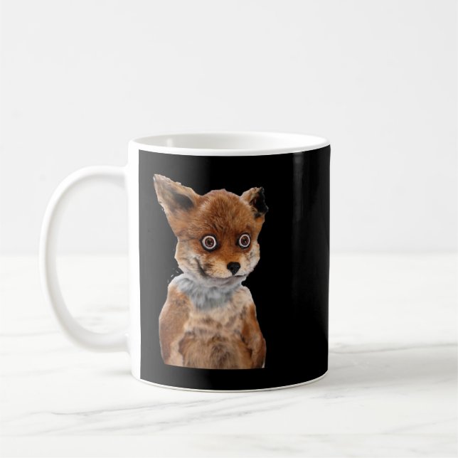 GEOFF STONED FOX TAXIDERMY MEME ADELE MORSE| Perfe Coffee Mug (Left)