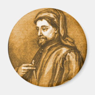 Geoffrey Chaucer Magnet