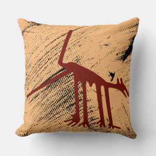 Geoglyphs Nazca Peru Animals Cushion