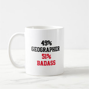 Geographer Badass Coffee Mug