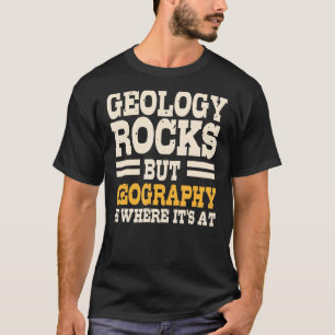 Geographer Cartographer Geography World Map Geolog T-Shirt