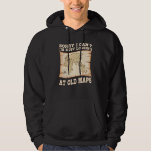 Geographer World Map Cartographer Geography Geolog Hoodie