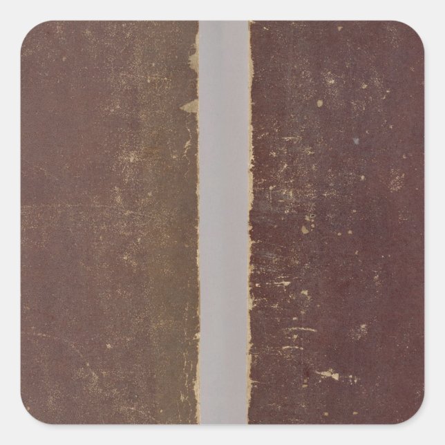 Geographic Atlas Square Sticker (Front)