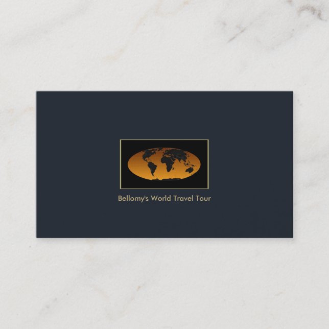 Geographic Business Card (Front)