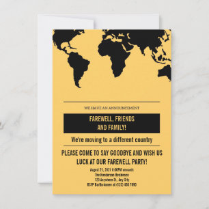 Geographic moving announcement