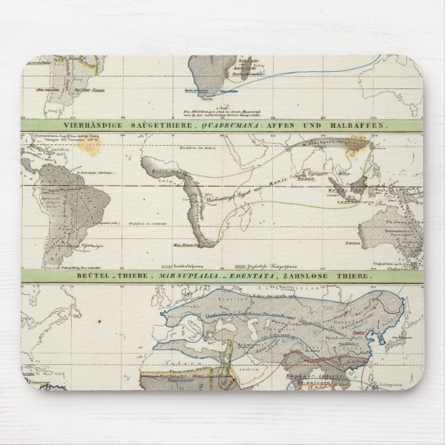 Geographical Distribution Mouse Pad (Front)