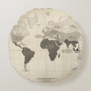 Geographical Distribution of Vegetation Round Cushion