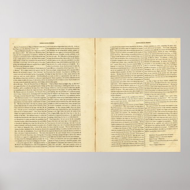 Geographical Memoir 3 Poster (Front)