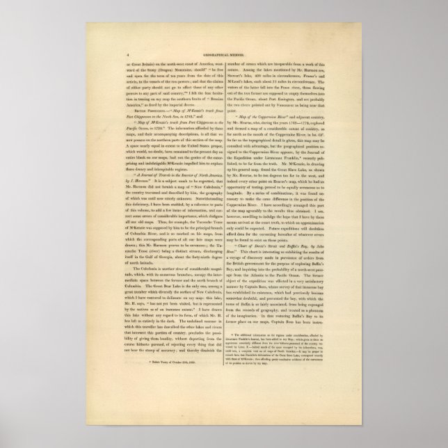 Geographical Memoir continued 3 Poster (Front)