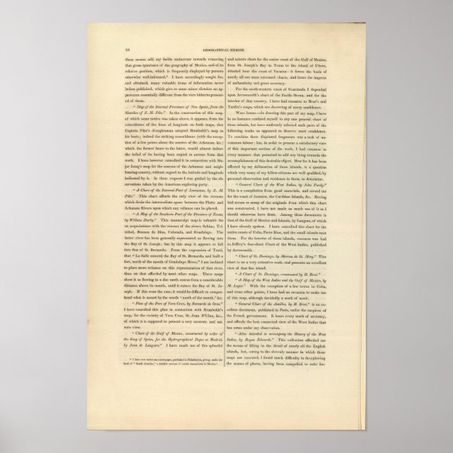 Geographical Memoir continued 4 Poster (Front)