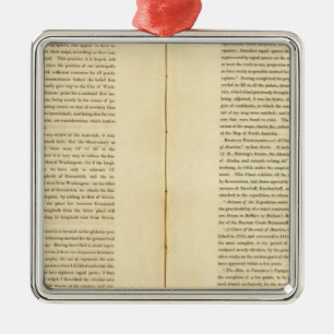 Geographical Memoir Metal Tree Decoration