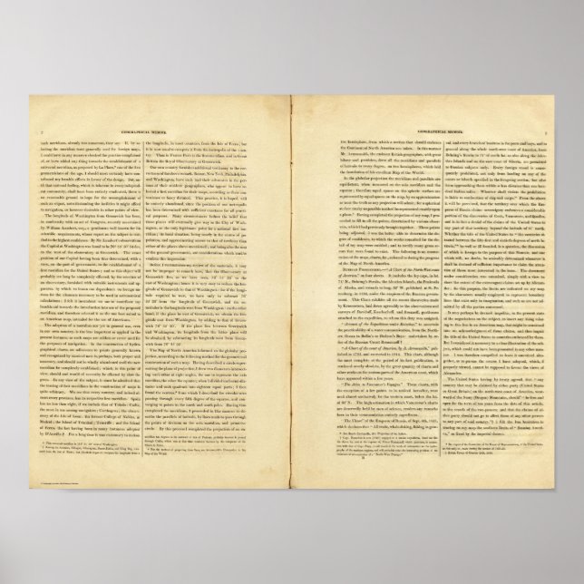 Geographical Memoir Poster (Front)