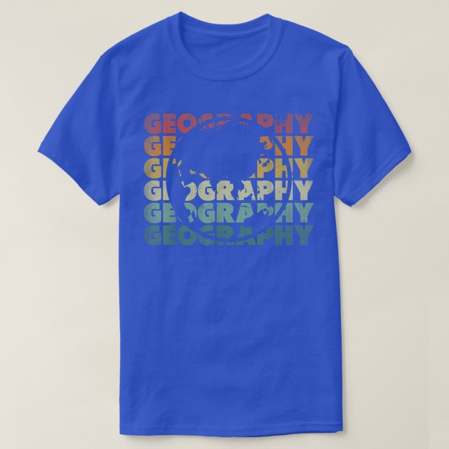 Geography Cartography Geographer  T-Shirt (Design Front)