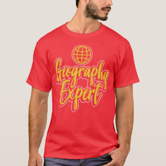 Geography Expert Geo Geographer Student T-Shirt