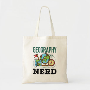 Geography Nerd Tote Bag