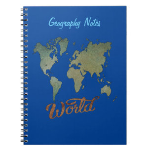 Geography Notes Notebook for Students & Teachers:
