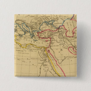 Geography of Herodotus 15 Cm Square Badge
