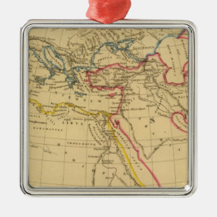 Geography of Herodotus Metal Tree Decoration